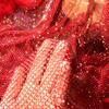 50cm Glitter Rhinestone Mesh Fabric Shiny Crystal Stretch Fishing Net Cloth for Dress Skirt Costume DIY Sewing Craft Supplies