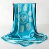 2025 Hip Hop Hijab Scarf Women Print Neckerchief Foulard Square Satin Silk Scarves Shawls And Wraps Lady Pashmina Bandana 2025
