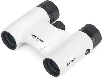 KENKO 8x21DH Binoculars for Roof Prism 8x 21mm Objective White Classi-air Concerts, Type, Magnification, Lens, Ultra-Lightweight, Compact,