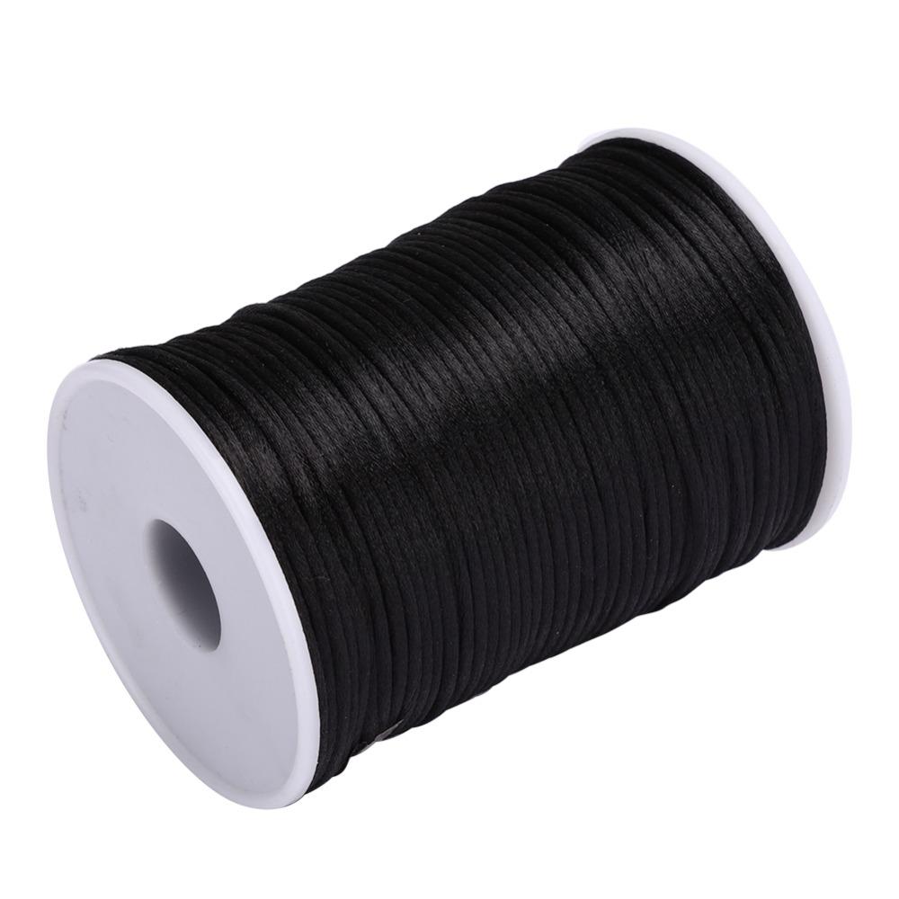 1pcs 2.5 mm Diameter Nylon Satin Cord 109 Yards Length Beading String Macrame Bracelets