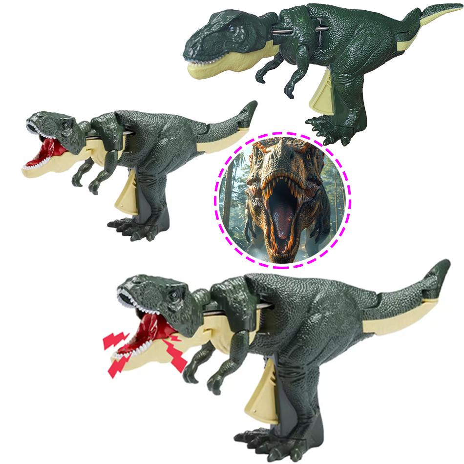 Dinozaur ZaZaZa Zabawka Dzieci Kreatywna Bez Baterii Teleskopowa Huśtawka Sprężynowa Dinozaury Zabawki Fidget Prezenty Świąteczne dla Dzieci