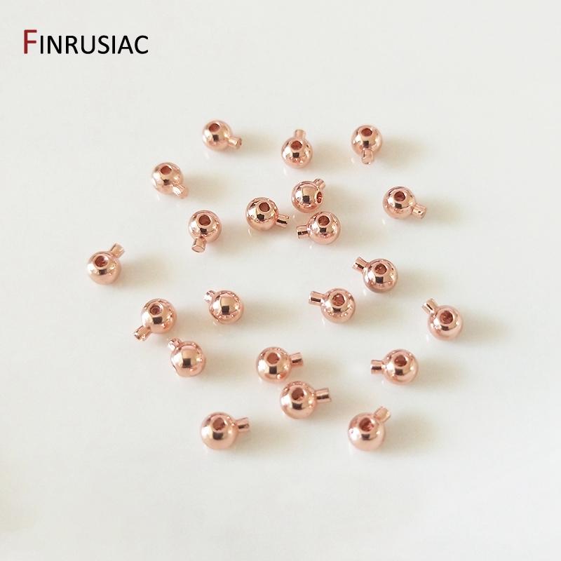 14k Gold Plated Crimp End Beads DIY Bracelet Stopper Beads Closures Lamps For Jewelry End Clip Clasps Jewelry Making Supplies