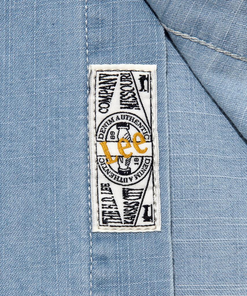 LEE Loco Pocket Denim Short Sleeve Shirt Indigo Light