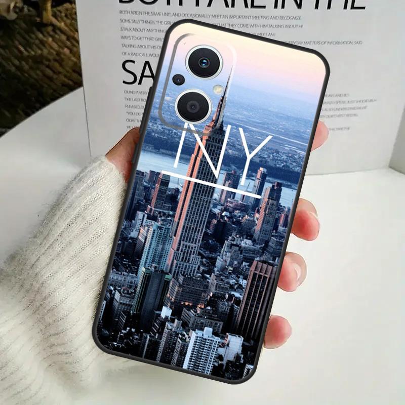 

New York City Case For OPPO Reno 12F 13F 14F 10 11 12 13 14 Pro 8T 7 8 Lite OPPO Find X6 X5 X8 Pro Cover OPPO Reno8 T 4G