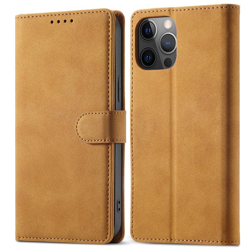 

Защитный кожаный чехол-книжка для iPhone 14, Apple 13 и Samsung S23 с RFID-защитой.