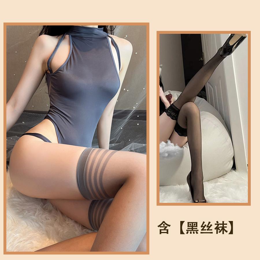 Sex Spodní prádlo No-take Onesie Sexy Pokušení Uniforma Sm Mrtvá Knihovna Vodní postel Ledové hedvábí Vášnivý oblek