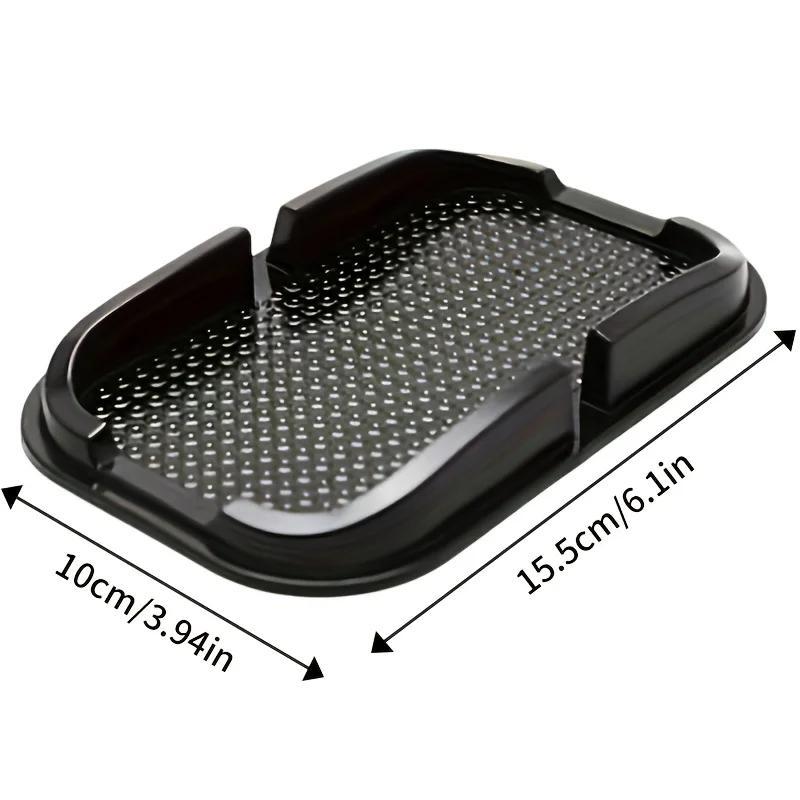 1PC Car Mobile Phone Holder NonSlip Dashboard Mat Pad Anti-Skid Sticky Grip Mount Black High Quality Anti-Slip Mat