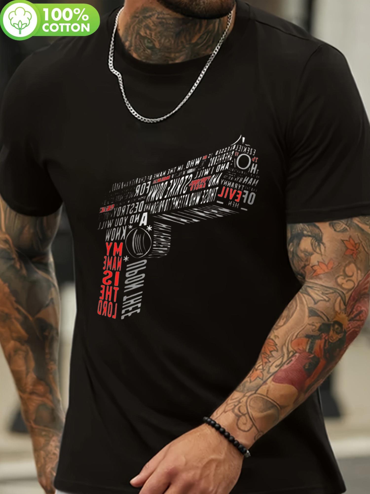 

Black Cotton T-shirt - Cotton XXL