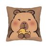 Pillow Case Capybara Soft  Pillow Cover For Sofa Couch Bed Living Room Funny Pillowcases