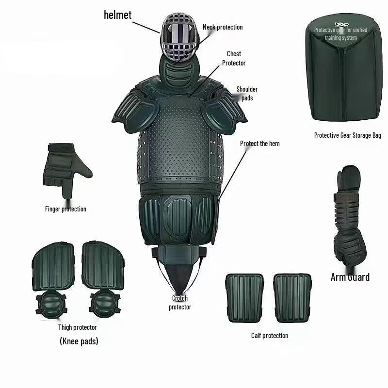 xeTen 23 Training & Combat 9-Piece Protective Gear Set 1