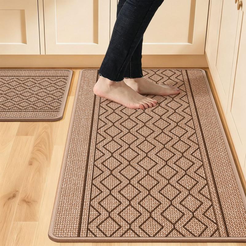 Minimalist Kitchen Floor Mat Non Slip Absorbent Oil Resistant Modern Simple Stain Rug