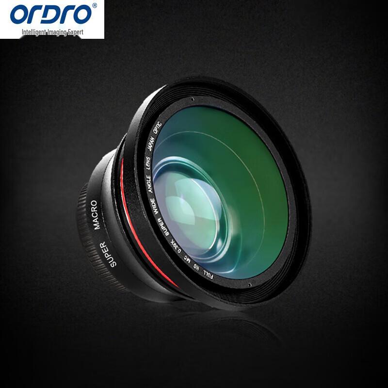 

ORDRO 4K Pro 3-in-1 Wide-Angle & Macro Conversion Lens (CN version)