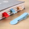 Automatic Follow Page Reading Bookmark Home Student Soft Silicone Non Deformable  And Practical Multi Functional Reading Memo Clip