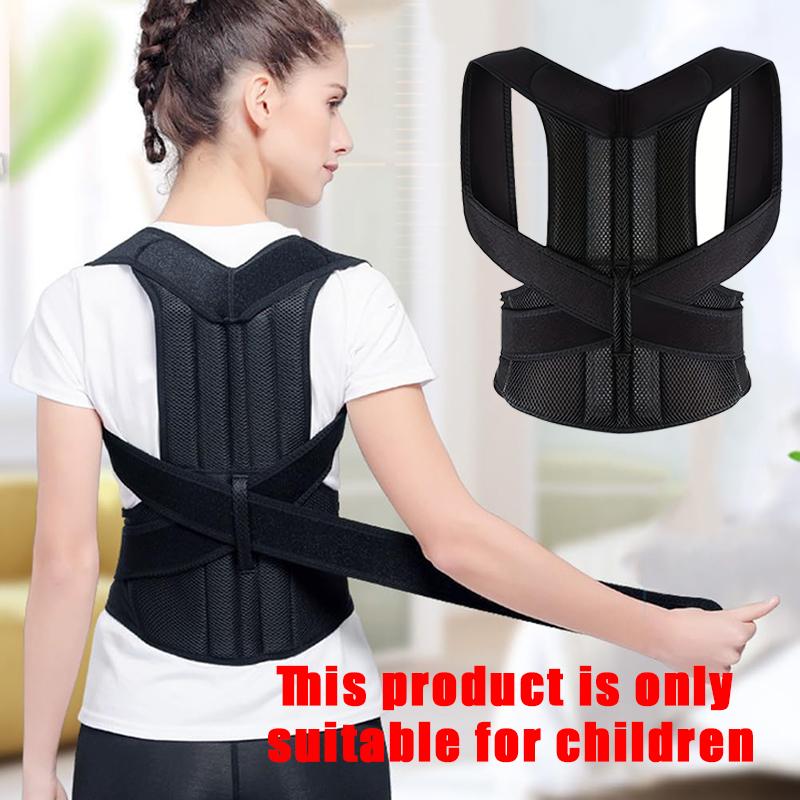 Durable And Safe Back Corrector Corset Magnetic Posture Corrector Straight Shoulder Brace Lumbar Support Pain Relief For Children