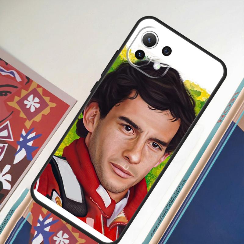 Racing Ayrton Senna Case For POCO F5 X4 F4 GT F3 M5 M5s X3 X5 Pro Cover For Xiaomi 12T Pro 11T 11 12 13 Lite