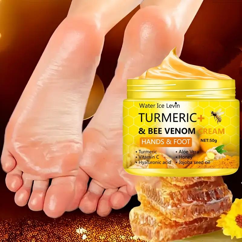 Crema Mani e Piedi Ape Velenosa, una Crema Idratante Naturale per Pelli Secche e Screpolate, Contiene Ingredienti Biologici, Lasciando la Pelle Morbida, Liscia e