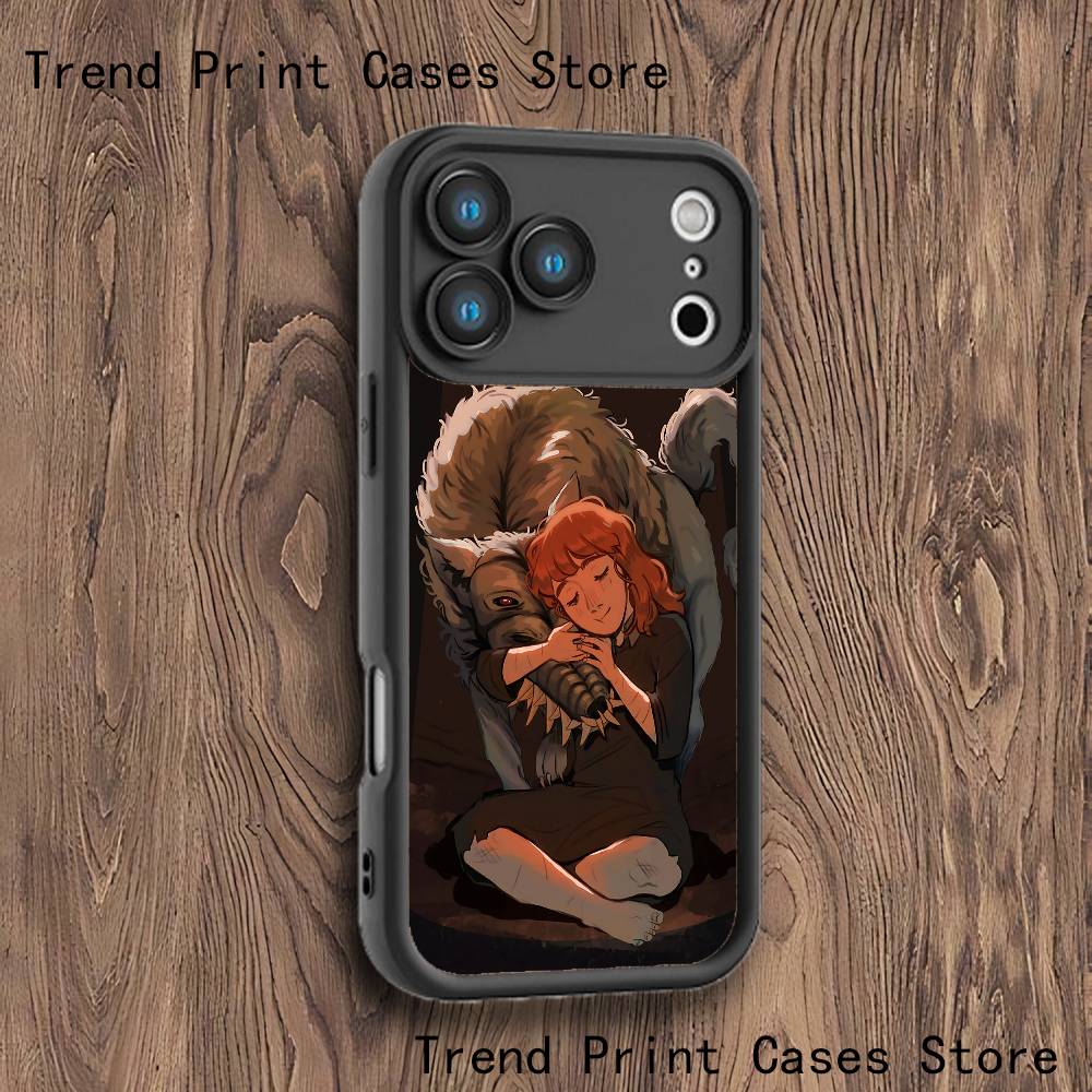 F-Fear H-Hunger Phone Case For iPhone 17,16,15,14,13,12,11,Pro,Max,Plus,X,XS,SE4,E,Mini Black Thickened Border Case