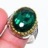 Natural Diopside Gemstone 925 Sterling Silver Jewelry Ring Size 8.5 RR-50