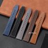 Vintage Leather Watch Straps 20mm Quick Release Watch Band for Seiko for Omega Wristabnd Bracelet Belt for Men Accessories