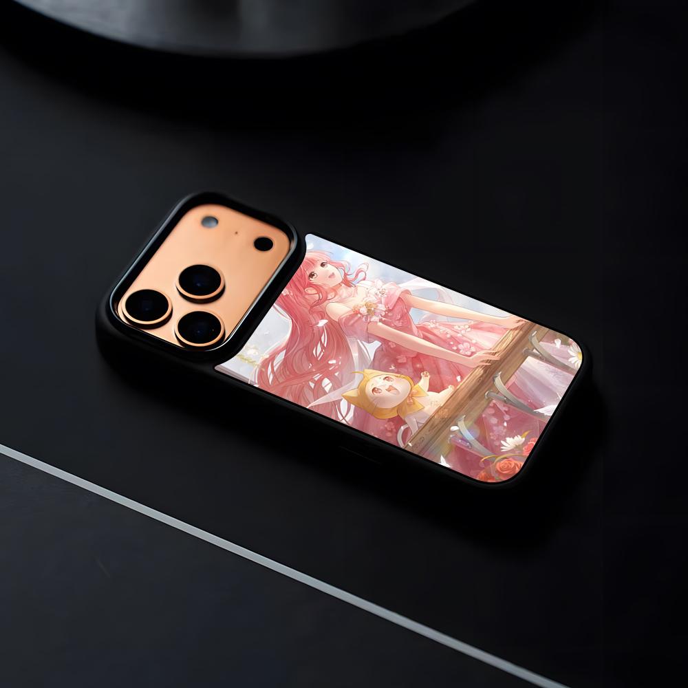 Game Miracle Shining Nikki Phone Case For IPhone 17 16 15 14 13 12 Pro Max Plus Black Frame Hard Shell