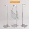 Adjustable Stainless Steel Handbag Display Stand with Gas Spring