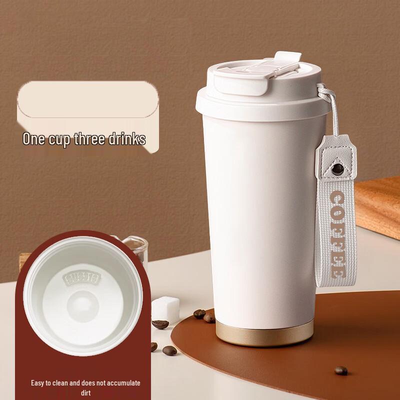Chang Baosen Stylish Insulated Straw Water Bottle 316 Stainless Steel Liner