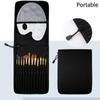 12pcs Artist Paint Brush Set with Canvas Bag Palette for Watercolor Brush Oil Acrylic Drawing Painting School Art Supplies