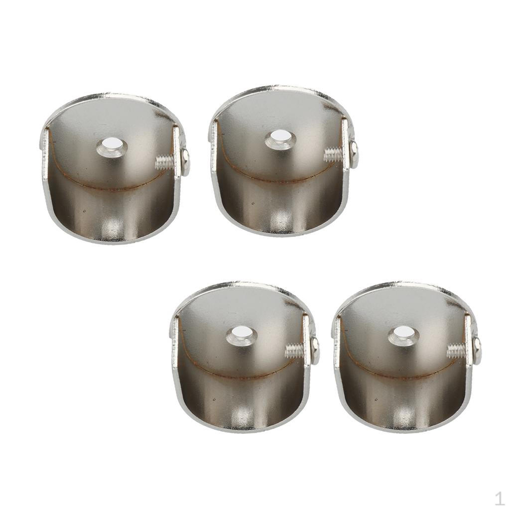 

4 штуки металлических наконечников для штор для карнизов 28 мм, стиль кронштейна для ниши