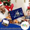 Christmas Fishing Advent Calendar 24 Days Fish Tackle Lures Set Countdown Calendar for Fishing Lovers Father's Day