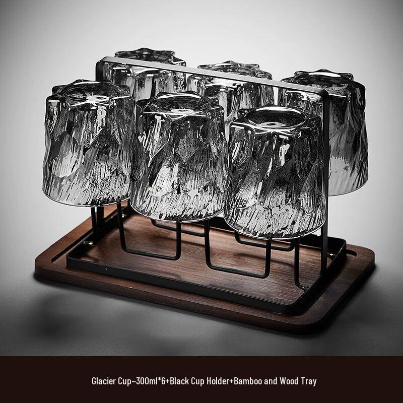 Glacier Heat-Resistant Glass Drinking Cup