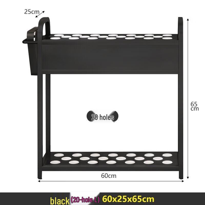 Zhai Wan Jia 20-Cue Floor Standing Pool Cue Rack