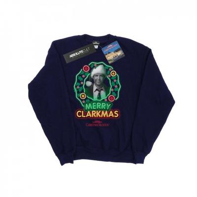 National LampoonÂ´s Christmas Vacation Boys Greyscale Clarkmas Sweatshirt