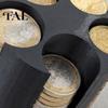 Compact Change Organizer 3D Printed Universal Coin Holder, Large Capacity Holder for Car, Portable Car Decorative Storage Rotating Organizer,