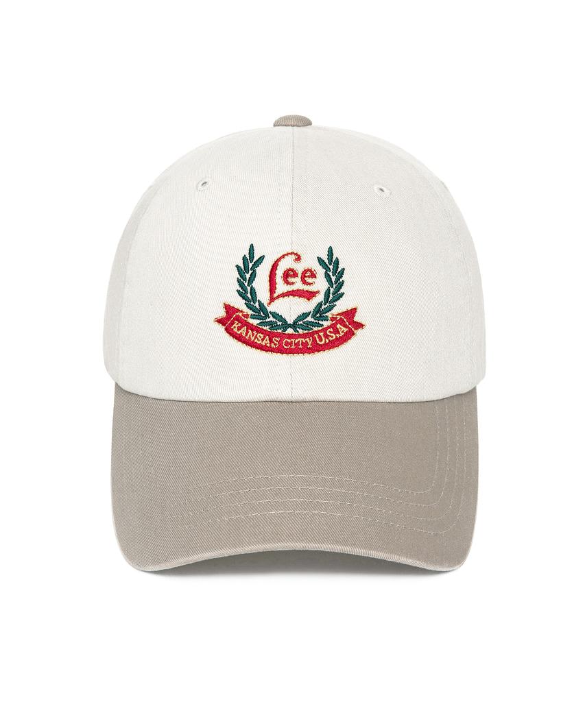 LEE Laurel Embroidery Ball Cap Beige