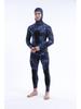 3mm Camouflage Two-Piece Wetsuit with Hood for Diving, Spearfishing, Freediving, and Snorkeling