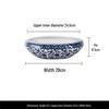 Blue and White Porcelain Fish Tank and Flower Pot for Home Decor