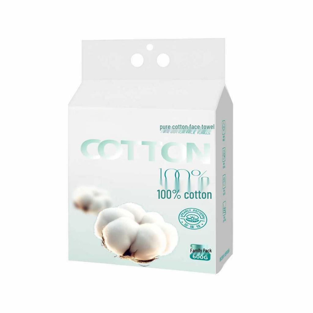 Thickened Disposable Cotton Face Wash Towels for Cleansing and Makeup Removal