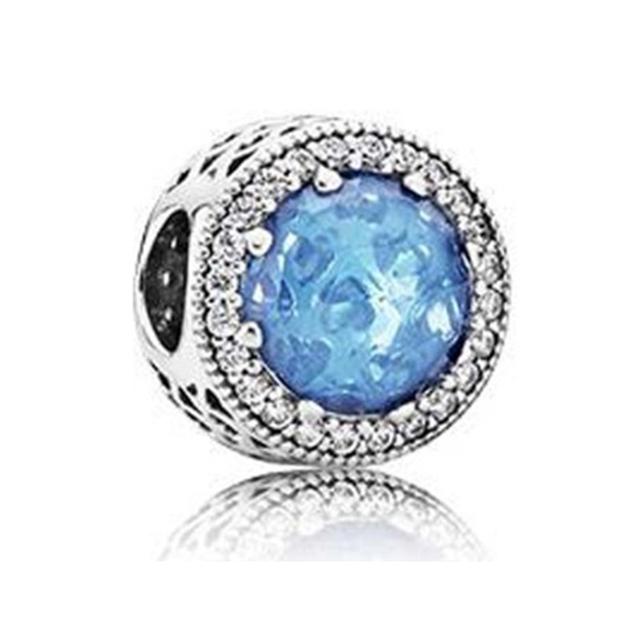 New Ocean Blue Sea Turtle Dangle Bead Fit Original Fashion Charms Silver 925 Bracelet Diy Women Jewelry Summer Collection