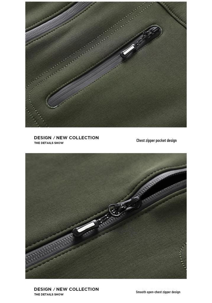 Herren Quick-Dry Outdoor Wander- & Bergsteiganzug - Zweiteiliges Set mit Langarmjacke & Hose für Frühling & Herbst
