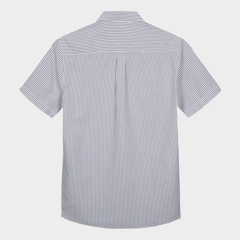 Men's Vertical Stripe Short Sleeve Casual Shirt