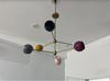 6 Multi Color Shade Ceiling Cone Contemporary Style Ceiling Fixture Chandelier Light Sputnik