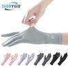 Luvas de Proteção Solar de Verão Gobygo Antiderrapantes Touch Screen Proteção UV Seda Gelo Proteção de Pulso Alongada Luvas de Ciclismo de Proteção Solar