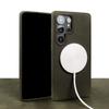 For  Magnetic Genuine Leather Case For Samsung Galaxy S2 Ultra S24 Plus S23 S22 S21 FE S20 Note20 Ultra Phone Back Cover