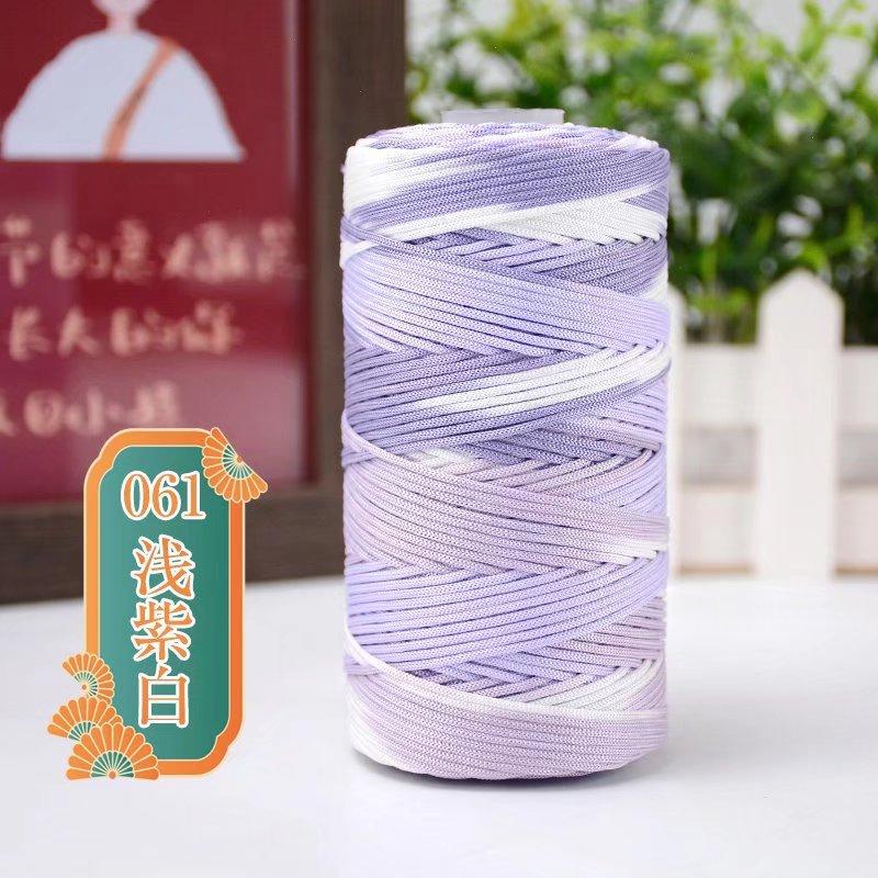 Mercerized Ice Hemp Thread 100G Shaft Medium And Thin Hollow Thread Sun Hat Shoes Crochet Hand-Woven Thread Full Free Shipping