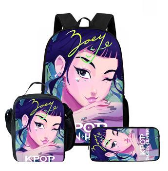 Backpack, Various Styles, Cartoon Heat Transfer, Digital Printing, Backpack, Large-Capacity Student Schoolbag