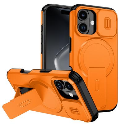 Nárazuvzdorné Sklápěcí Magnetické Stojánkové Pouzdro na Telefon Pro iPhone 17 16 15 14 13 12 11 Pro Max Air 16E Ochranný Kryt Celého Těla s Ochrannou Čočky