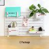 ZISIZ Pegboard Desktop Storage Organizer Set