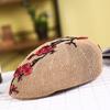 Beret female summer embroidery flower shading breathable tide hat Chinese style square dance hat