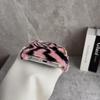 For iPhone 17 Pro Max Case Zebra Pattern Soft Plush TPU Phone Cover