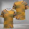 Fashion 3D Printing Fitness T-shirt Men's Outdoor Running Badminton Sports Men's T-shirt Casual Loose Top